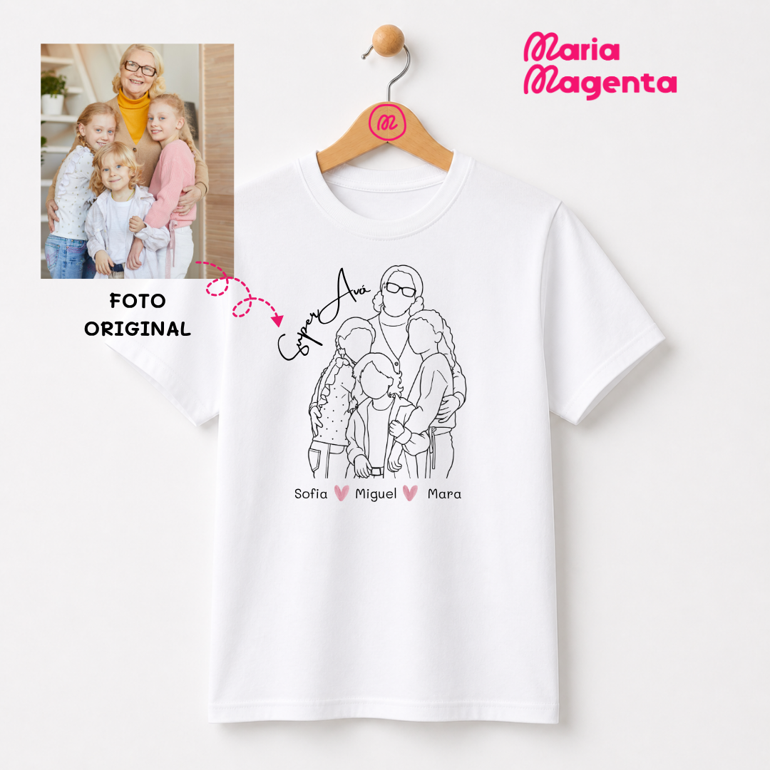 CAMISOLA PERSONALIZADA | DESENHO FOTO