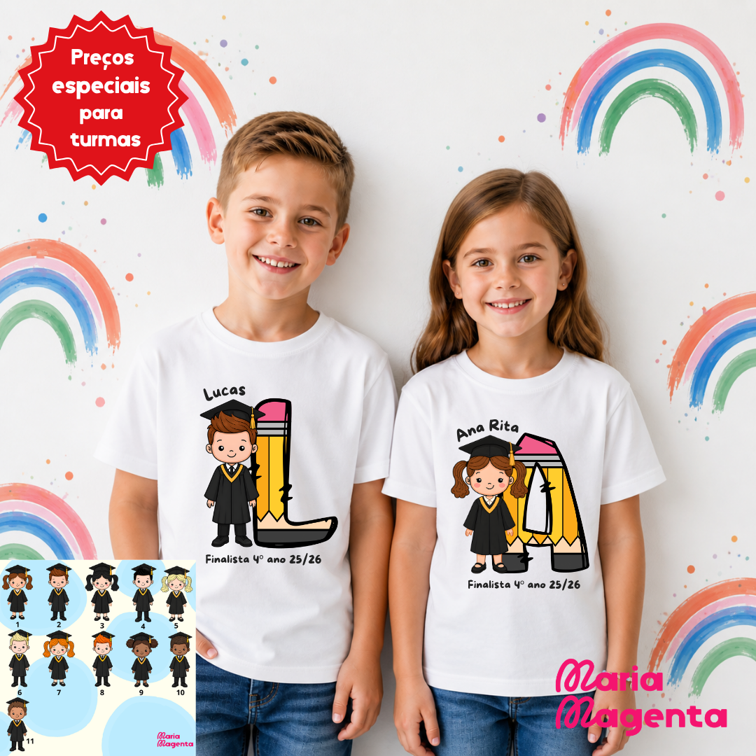 T-SHIRT PERSONALIZADA | FINALISTAS