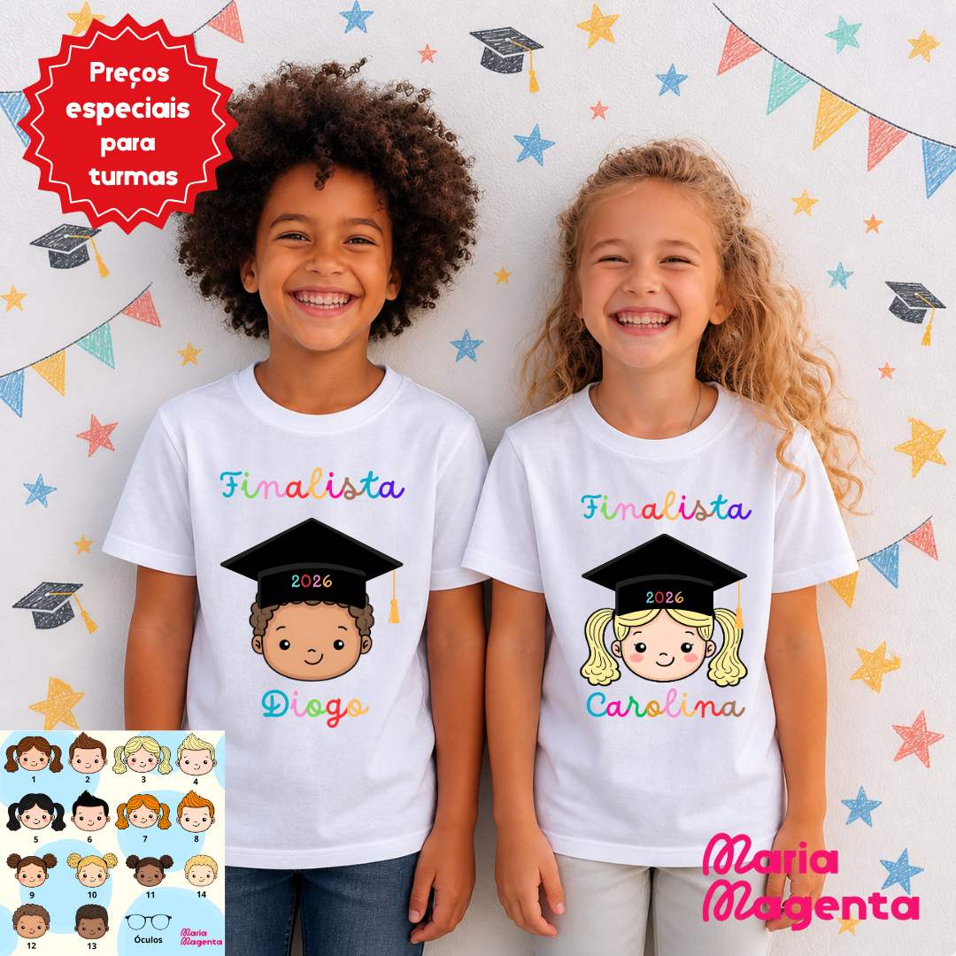 T-SHIRT PERSONALIZADA | FINALISTAS