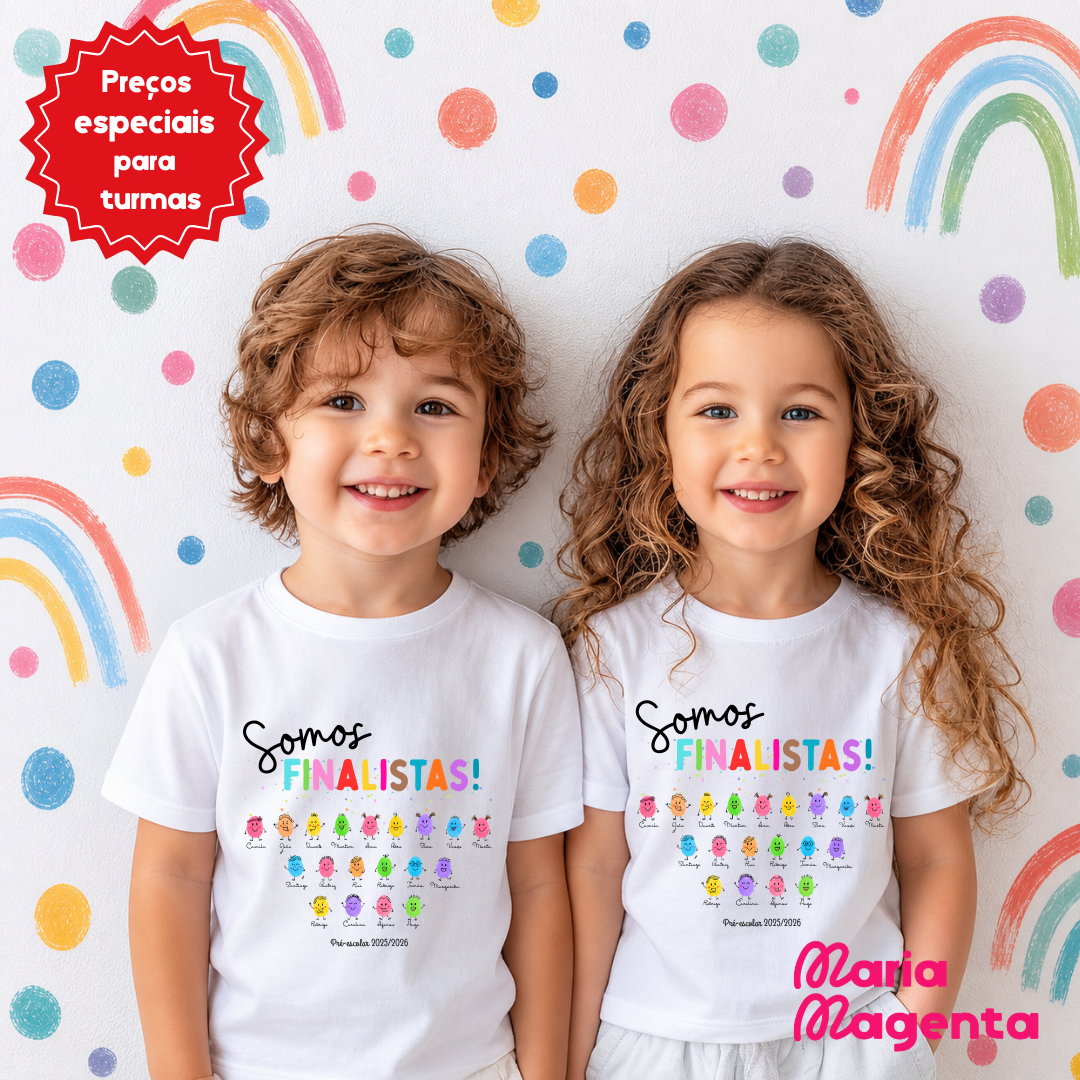 T-SHIRT PERSONALIZADA | FINALISTAS