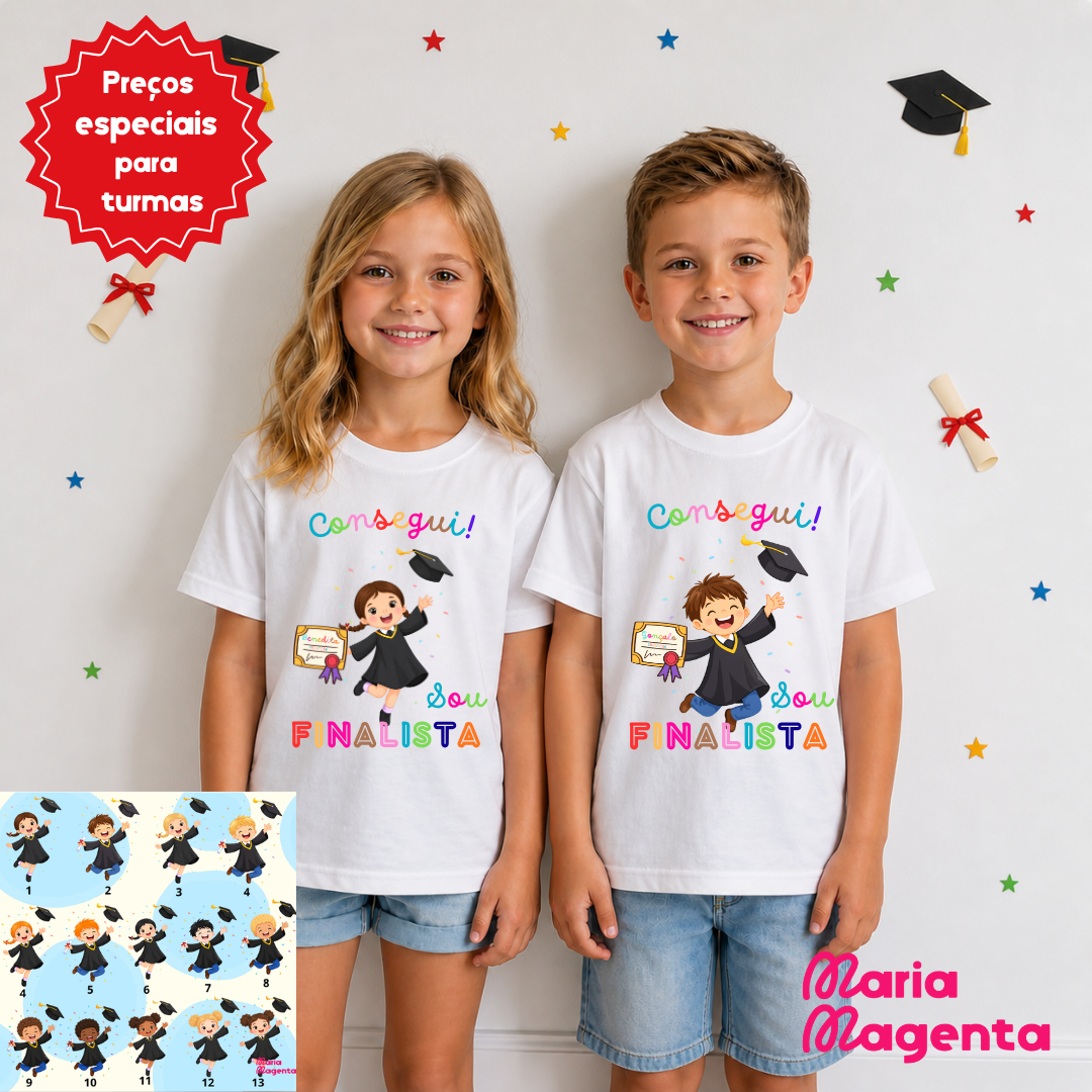 T-SHIRT PERSONALIZADA | FINALISTAS