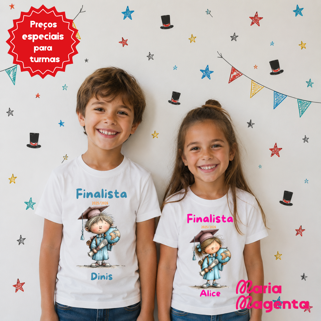 T-SHIRT PERSONALIZADA | FINALISTAS